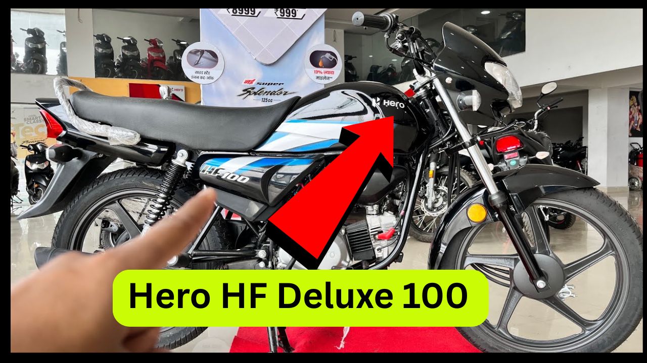Heros hf deluxe bike is a great blast with amazing mileage of 100
